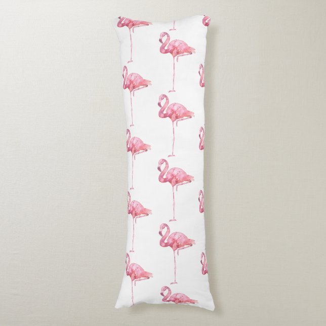 Cojín Serie Flamingo Tierno Diseño 1 (Frente vertical)