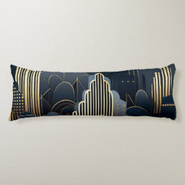 Cojín Silhouette Urbaine en Art Déco