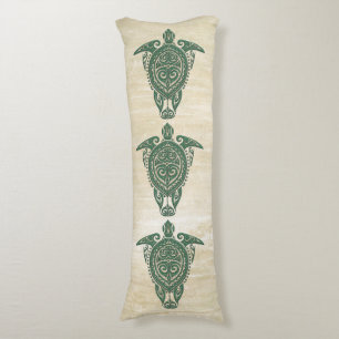 Cojín Símbolo de tortuga marina chamánica + tus ideas