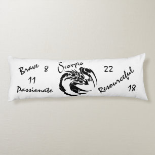 Cojín Símbolo y Rótulo de escorpio zodiaco