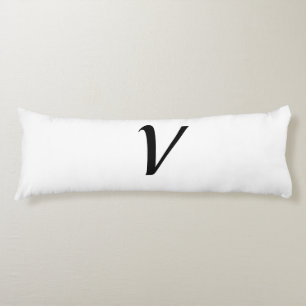 Cojín simple minimal añade tu texto monograma foto tirar