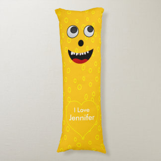 Cojín Snuder de naranja personalizado súper lindo