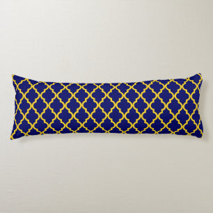 Cojín Sol zafiro: azul y amarillo boho elegancia marroqu