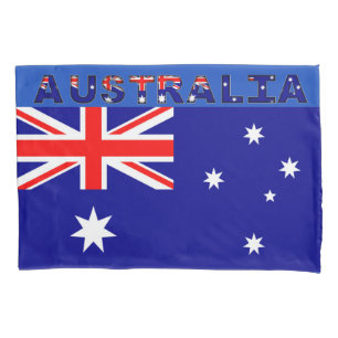 Cojín Sola funda de almohada de la bandera australiana,