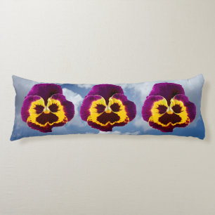 Cojín Sólo un Pansy Blossom + tu texto e ideas