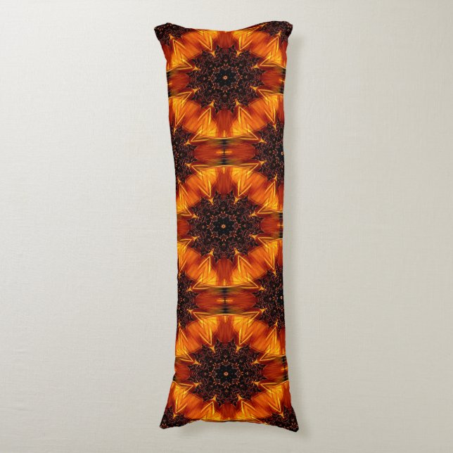 Cojín Sombrillas doradas...... (Frente vertical)