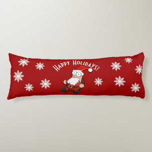 Cojín Sorprendido Personalizado de Santa