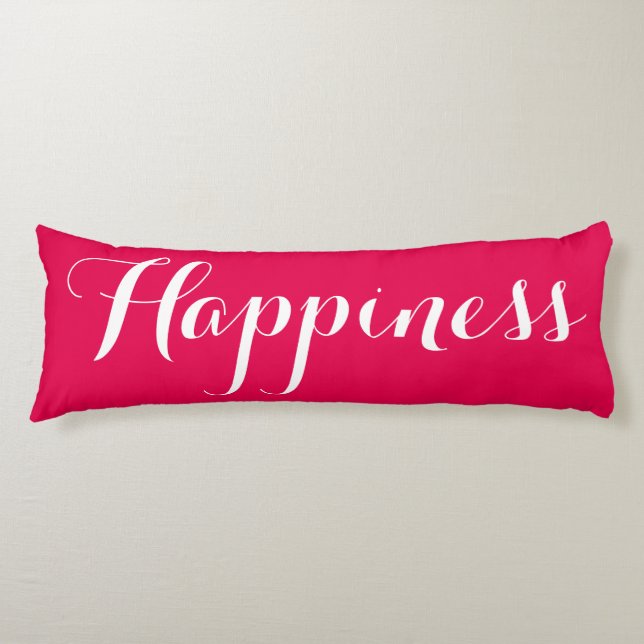 Cojín Sr. y Sra. Happiness Red Body Pillow (Anverso)
