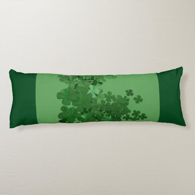 Cojín St. Patrick's Day Shamrock (Reverso)