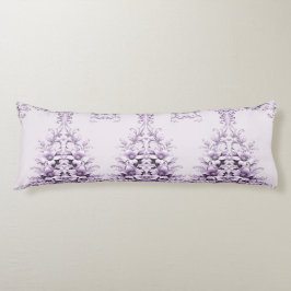 Cojín Stylish Purple Flowers Body Pillow
