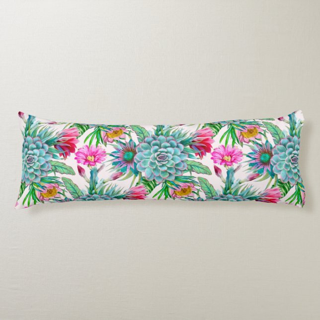 Cojín Suculento jardín tropical (Anverso)