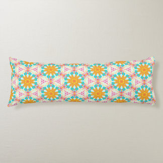 Cojín Sueño bohemio Aqua Naranja rosa Pillow