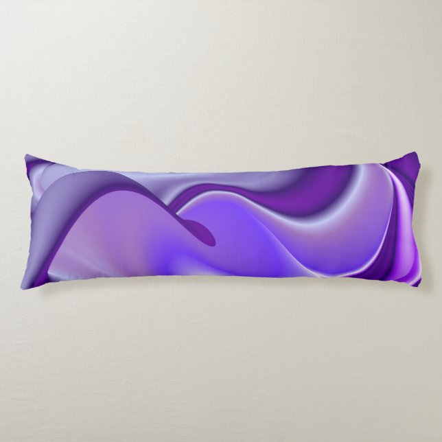 Cojín Sueños del arcoiris de flores moradas (Anverso)