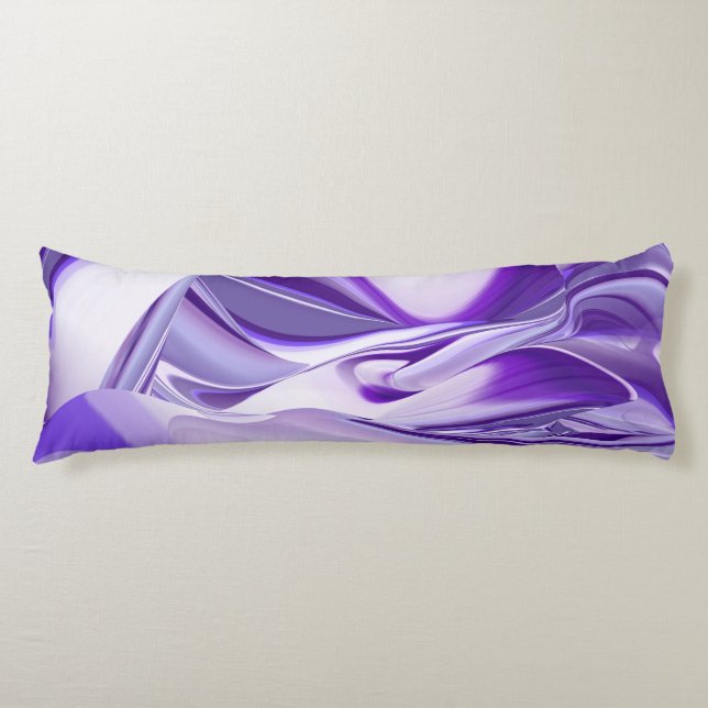 Cojín Sueños del arcoiris de flores moradas (Anverso)