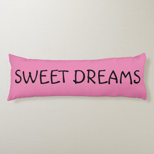 COJÍN SUEÑOS SUEÑOS BODY PILLOW PARA CHICAS (Anverso)