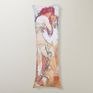 Cojín Summer (Cuatro Temporadas), Alphonse Mucha