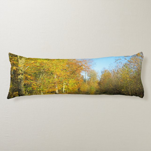 Cojín Sunny Autumn Walk - Personalizado (Anverso)