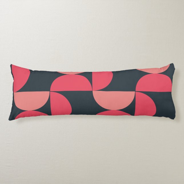 Cojín Sunset de verano moderno de mediados del siglo (Anverso)