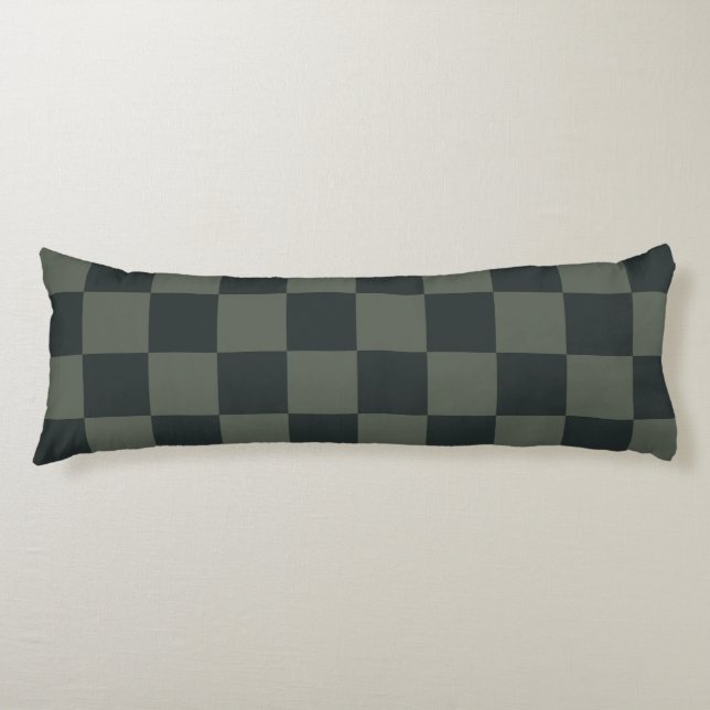 Cojín Tablero verde oscuro (Anverso)