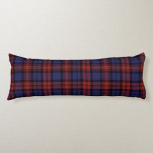 Cojín Tartan Clan MacLachlan Cuadros Rojo y Morado