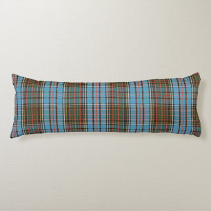 Cojín Tartan de Cuadros Plaid Clan Anderson Marrón Turqu