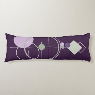 Cojín Tattoos Linework   Resumen bohemio púrpura verde