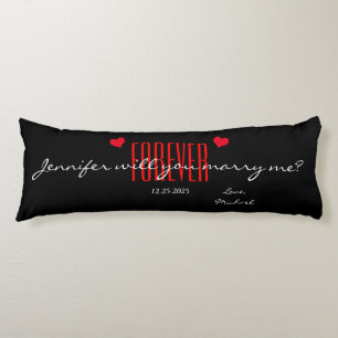 Cojín ¿Te Casarás Conmigo Por Siempre Bodas Body Pillow?