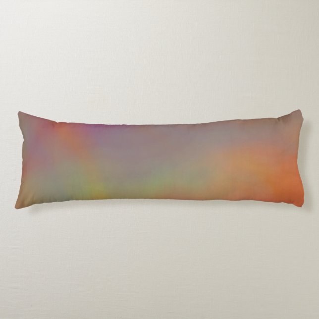 Cojín Textura de mármol rosa y Naranja (Anverso)