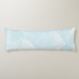 Cojín Textura de tinta geométrica mínima azul pálido