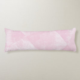 Cojín Textura de tinta geométrica mínima rosa pálida