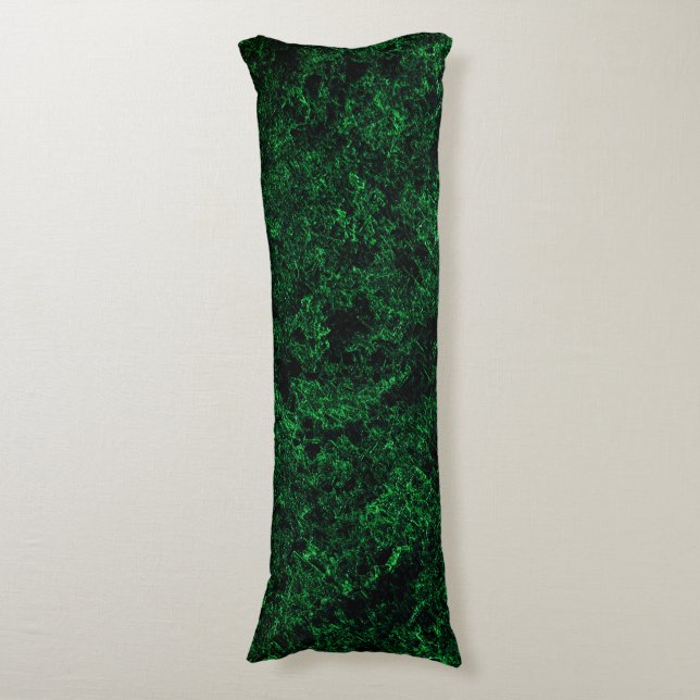 Cojín Textura verde oscuro, esponja destruida o corroída (Frente vertical)