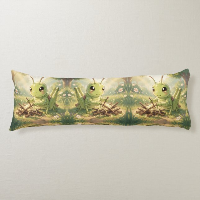 Cojín The Grasshopper and the Nectar Artwork (Anverso)