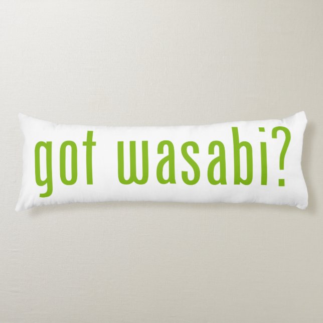 Cojín ¿tiene wasabi? (Anverso)