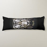 Tigre blanco de vidrio templado