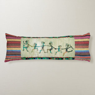 Cojín Tiras de tela I + KOKOPELLI
