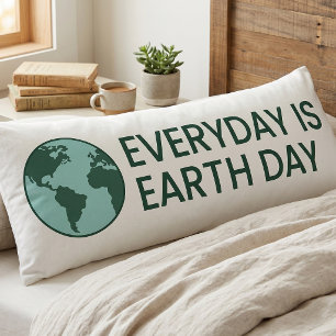 Cojín Todos los Días son el Día de la Tierra - Amante de