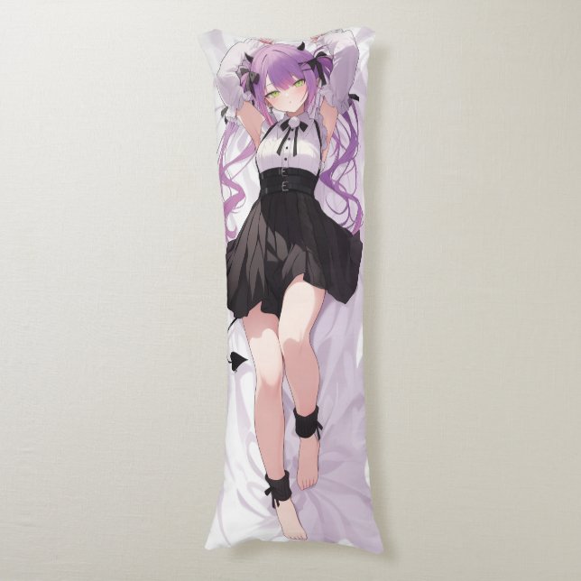Cojín Tokoyami Towa - Hololiva | Dakimakura Body Pillow (Frente vertical)