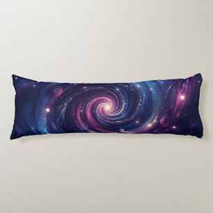 Cojín Torbellino de la Galaxia de Medianoche – Púrpuras 