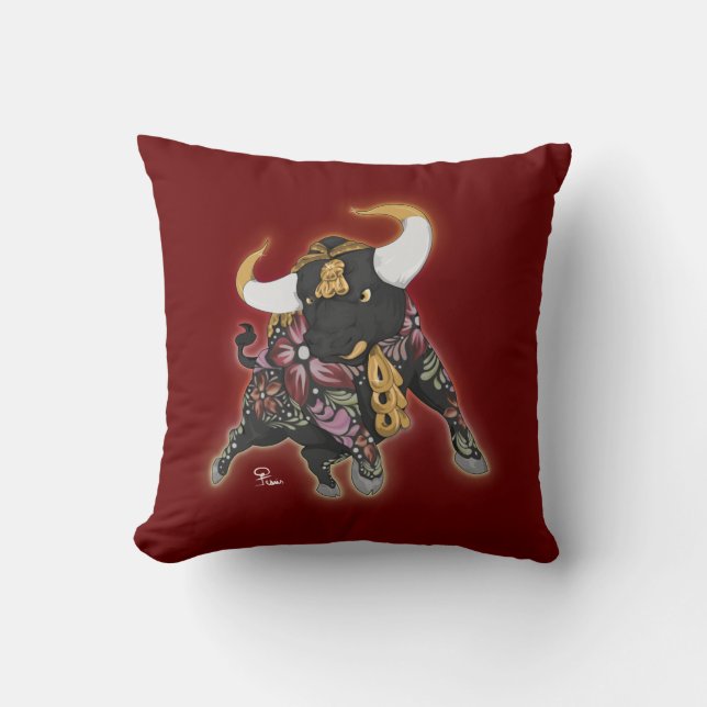 Cojín Torito De Pucará (Anverso)