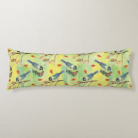 Toro acuarela, aves acuáticas