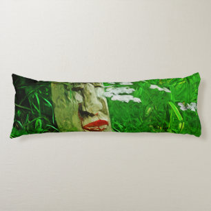 Cojín Tótem Indio Americano Rojo Entre Flores Silvestres