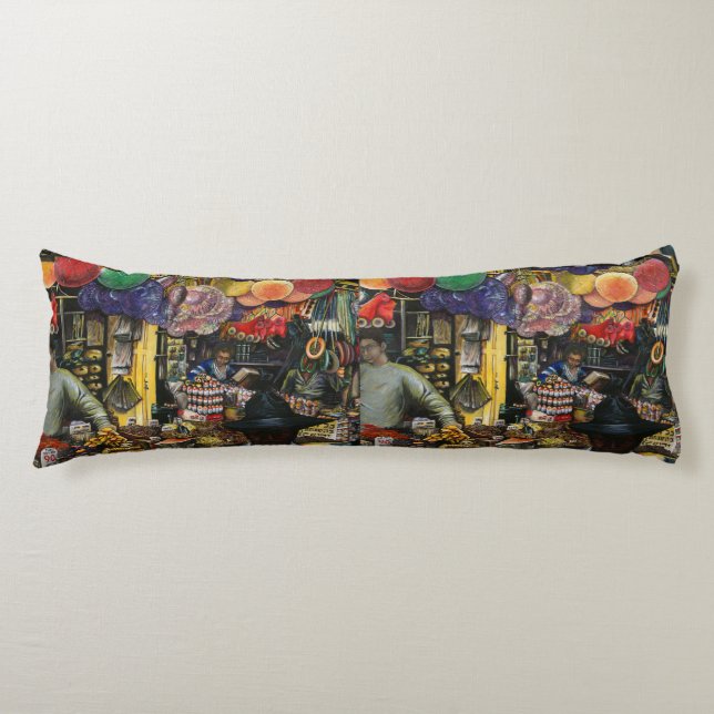 Cojín Tradiciones del antiguo comercio, Jerusalén (Anverso)