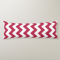 Trendy Crimson Red Chevron Pattern