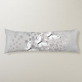 Cojín Tres mariposas blancas