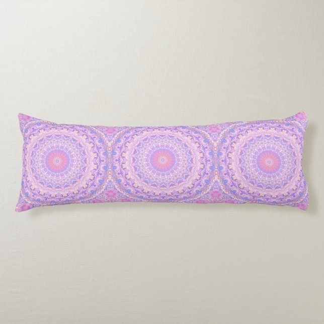 Cojín Trippy Colorful Intricate Boho Hippie Mandala (Anverso)