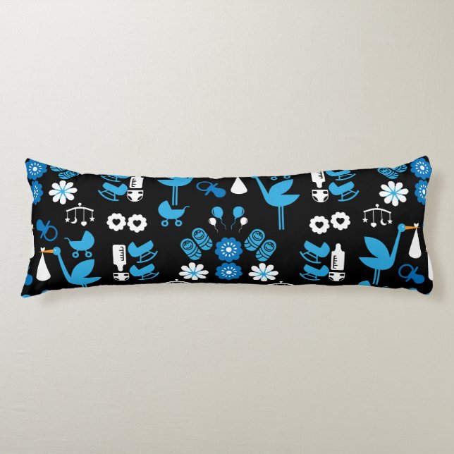 Cojín Twin Boy Stalk Delivery Blue (Anverso)