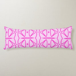 Cojín Two Toned Pink Pattern Body Pillow