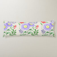 Un conjunto de flores pintadas en acuarela
