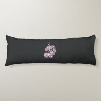 un dibujo de una planta con flores púrpura