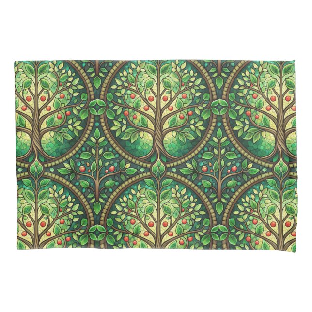 Cojín Un diseño de funda de almohada con un detallado (Anverso)